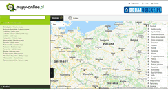 Desktop Screenshot of mapy-online.pl